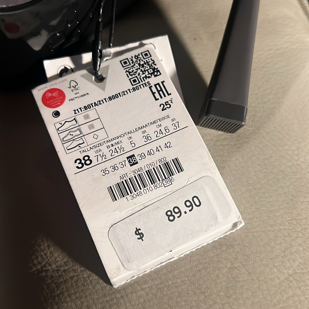 Zara Knee High Boots NWT - Picture 7 of 11
